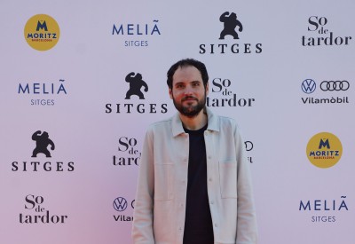 Imatge d'Alberto Evangelio al photocall del Festival de Sitges